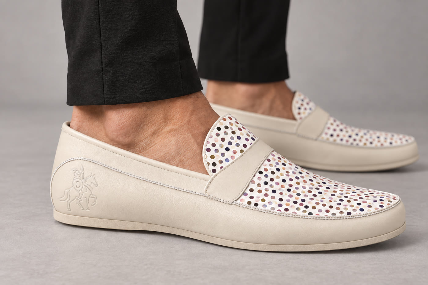 Chivelry moccasin worn